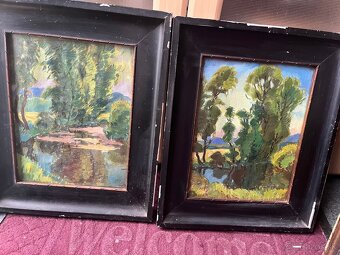 Staré gobelíny a olejomaľby - 9