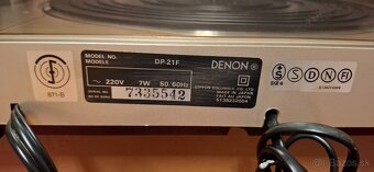 Predám vintage gramo Denon a Sharp - 9