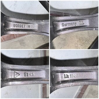 Sada elektróny zn. Borbet+zimnè pneumatiky 215/60 R17 - 9