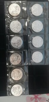 Strieborné mince Rwanda African - 9