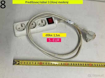 Predlžovací kábel 3 žilový na 220V - 9