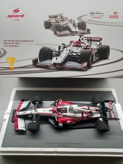 2x F1 SAUBER ALFA ROMEO C40 2021 KIMI RAIKKONEN SPARK 1:18 - 9