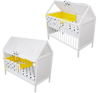 Detská drevená postieka Domčeková 120x60 cm - 9