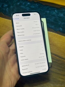 iPhone 14 Pro 256gb Black Originalny stav - 9