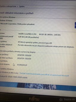 15,6" notebook Fujitsu Lifebook AH530 / 4GB/128GB TOP stav - 9