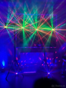 Zdravím predám svetelnú zostavu party LED svetiel - 9