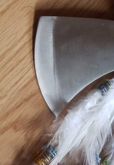 Kalumet, tomahawk, dýmka míru, indian, retro - 9