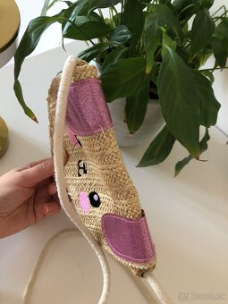 ————-Malá detská slamená kabelka psík, 4 E———- - 9