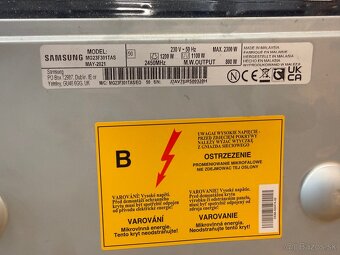 Samsung MG23F301TAS - Mikrovlnná rúra - 9