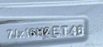 Skoda FABIA disky silber 7jxR16 ET46 215 45 R16 letné - 9
