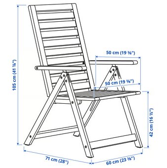 Ikea Nammaro záhradný set - 9