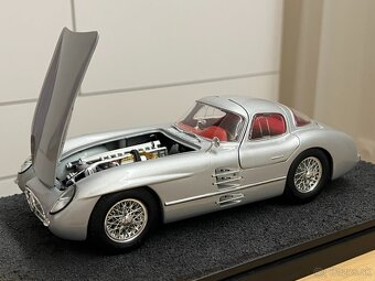 1:18 1955 Mercedes-Benz 300 SLR - Silver - MAISTO - 9