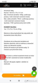 Masážne kreslo Damico - 9
