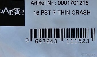Paiste PST 7 THIN Crash 16" - 9
