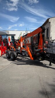 Vyvažací vlek,vývozka MTM 10T s HR Hydraulickou rukou 6.6m - 9