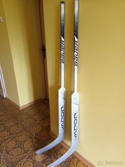 Úplně nové brankárske hokejky, 2 ks,Bauer Vapor 3X, vel."24 - 9