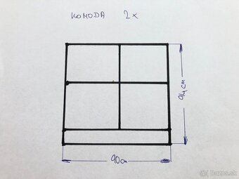 Skrine a komody do detskej izby + koberec. - 9