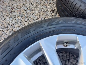 Orig. hliníkové disky Nissan R17, 5x114,3 - 9