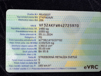Peugeot 206 1.4 55kw automat - 9