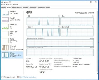 Herný počítač Ryzen 5, 16GB, RX5700XT 8GB - 9