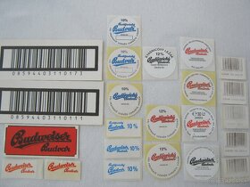 sbírka pivní etikety Budvar České Budějovice 1052ks etiket - 9