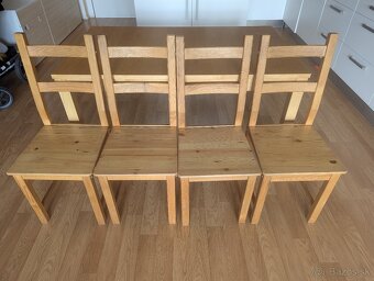 Predám starú (r. 2013) sadu IKEA kuchynský stôl + 4 stoličky - 9
