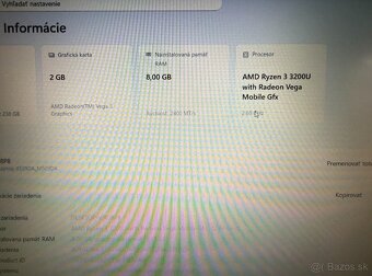 Notebook ASUS M509DA Ryzen 3 / 8GB RAM / 256GB SSD - 9