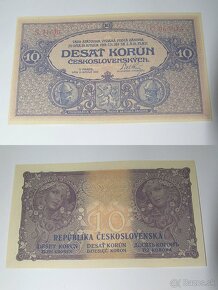 Kopie vzácných 1 republikových bankovek - Mucha - 9