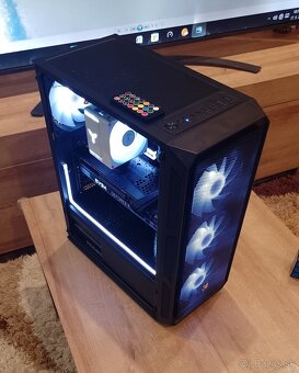 Herný kvalitný PC s RTX 3070+RYZEN 5+32GB RAM+ARGB+NVMe - 9