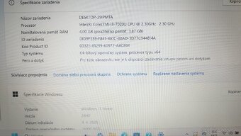 Predám notebook HP 240 g7 - 9