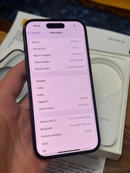 iPhone 15 128gb 100% bateria 2r záruka Orange - 9