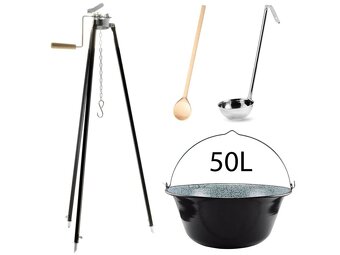 Pivný set  na prenajom skladacie stoličky kotlík kotlina - 9