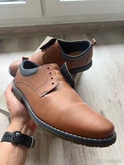 Pánske kožené poltopánky Lasocki for Men MB-STEVEN-02 – hned - 9