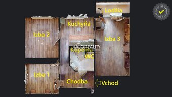 HALO reality - Predaj, trojizbový byt Rožňava, J. A. Komensk - 9