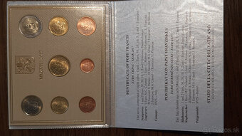 Kompletná zbierka UNC euromincí Vatikán (2002–2024)na predaj - 9
