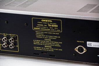 ONKYO TA-2050 / strieborný japonský direct drive tapedeck - 9