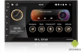 Autorádio BLOW AVH-9930 má 7-palcovú obrazovku. Rádio má ope - 9