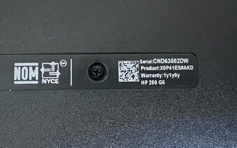 HP 250 G5 / i3 5005U / 4GB RAM / 256 GB SSD / 15.6" - 9