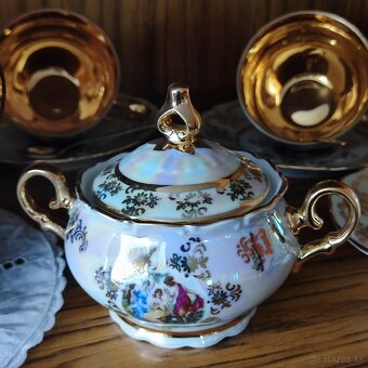 Čajová súprava - karlovarský porcelán - 9