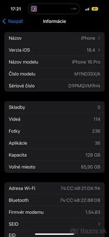 iPhone 16 pro 128GB Black Titanium - 9