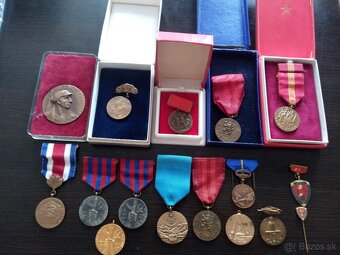 Rôzne medaile odznaky.SNP.Odboj.CSSR - 9