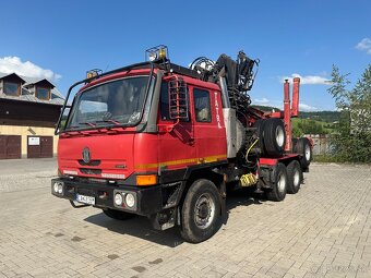 Tatra T815 lesovoz, návadzací, nesený vlek - 9