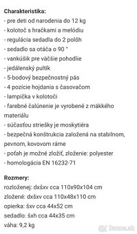 Caretero bugies hojdačka - 9