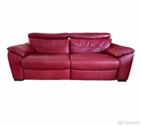 NATUZZI - luxusní kožená polohovací sofa, PC 4.990 EUR - 9