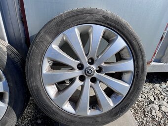 Alu disky sada R17 5x105, letné pneu 215/50 Opel Astra J - 9