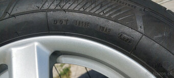AL disky 15" 5x112 + nové pneu R15 195/65 XL Goodyear - 9