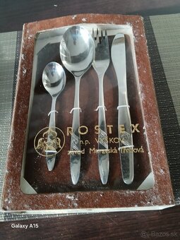 RETRO PRIBORY ROSTEX CZECHOSLOVAKIA-TOP STAV - 9