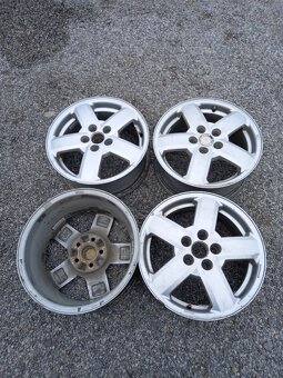 Alu disky 6Jx15, rozteč 5x100 škoda octavia 1, fabia 1-3 - 9
