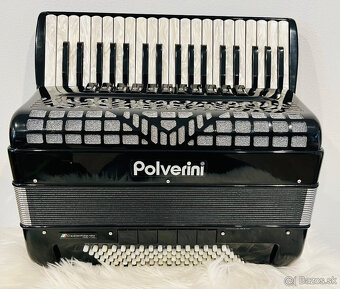 Predám Taliansky akordeón Polverini Special 96 bas - profi a - 9