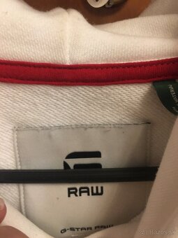 G-STAR RAW 100%original pánska mikinka white L - 9